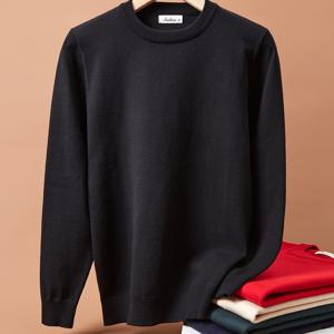 TEMU 테한(Tehan) 남성용 헤비웨이트 올시즌 스웨터 - 라운드넥 솔리드 컬러, 두꺼운 니트 풀오버, 레이어링, 캐주얼 & 포멀 웨어, 세탁기 사용 가능 - 라지 사이즈 구매 가능 (레귤러 핏)|반팔니트
