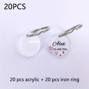 TEMU 20개의 승화 애완동물 명찰, 승화 아크릴 애완동물 번호판, 아크릴 방수 열전사 인쇄 재료 - 애완동물이 실용적으로 사용하기에 더 적합합니다. 열전사 공예 및 애완동물 식별을 위한 다양한 모양의 애완동물 태그.