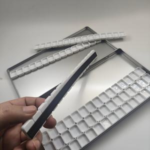 TEMU 90개의 구획이 있는 워터 컬러 혼합 트레이 - 내구성이 뛰어난 철, 네일 폴리시 및 아트 페인트에 적합, 및 학생을 위한 아름다운 팔레트, 네일 아트 용품| 생동감 있는 디자인| 튼튼한 구조, 네일 아트 장식