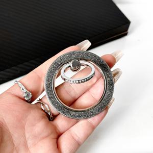 TEMU 강력한 자석 금속 360도 회전 파우더 모바일 폰 링 클립 브래킷 애플 유니버설