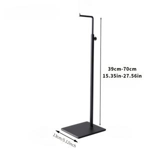 TEMU 조절 가능한 높이 핸드백 디스플레이 스탠드, 현대적인 스테인리스 스틸 지갑 홀더 - 소매점, 살롱, 홈 데코용, 전원 필요 없는 액세서리 정리대