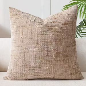 TEMU 대나무 세그먼트 쉐닐 베개 커버 1개, 단색 쿠션 커버, 거실, 침실 및 소파에 적합, 베개 속통 미포함