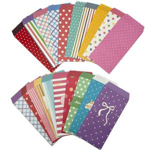 TEMU 100개 봉투 세트 20가지 스타일 - 독특한 색상, 한국식, 추수감사절, 크리스마스, 기념일, 아버지의 날, 졸업에 완벽함 - 수성 접착제