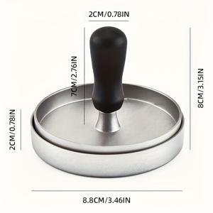 TEMU 버거 만들기용 원형 고기 패티 모양 만들기 수동 햄버거 프레스
