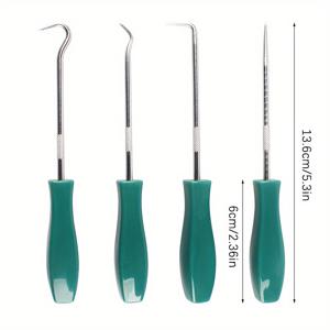 TEMU 차량 수리용 O-링 씰 및 개스킷 풀러 도구가 포함된 자동차 오일 씰 스크루드라이버 4개 세트 (배터리 제외)