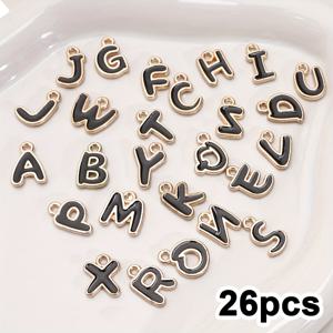 TEMU 26개 BEADIA - 비딩 키트 호환 알파벳 비즈 - Q 버전 소형 영어 알파벳 비즈, DIY 주얼리 만들기용, 컬러 무코팅 합금, 목걸이, 팔찌, 귀걸이, 키체인 공예용 - DIY 비딩 용품