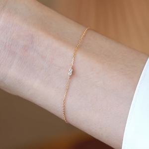 TEMU 925 실버 큐빅 합성 지르코니아 팔찌, 우아하고 가벼운 럭셔리 얇은 핸드 쥬얼리 스택 가능 일상용 다용도 액세서리