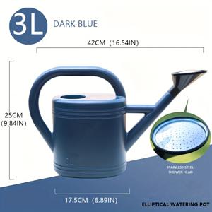 TEMU 넉넉한 빈티지 물뿌리개 – 3L, 5L, 8L로 제공되는 이 플라스틱 물통은 실내 및 실외 정원 가꾸기에 편리한 긴 스파우트를 특징으로 합니다. 편안한 손잡이, 스타일리시한 디자인을 제공하며 다양한 색상으로 제공됩니다.