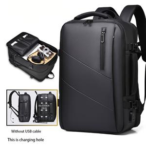 TEMU 대용량 여행 백팩, 경량 멀티펑션 노트북 가방 - 비즈니스 여행 및 학생용, 인체공학적 디자인, 방범 기능, 다수의 수납공간, 내구성 옥스포드 원단, 학생 책가방, 패셔너블 스쿨 백팩|백팩|노트북파우치|노트북가방