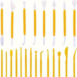 TEMU 22개 클레이 도구 세트, 도자기 조형 및 모델링용