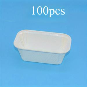 TEMU 100개 로프 케이크 케이스, 직사각형 종이 로프 틀, 방수 컵케이크 라이너, 빵 머핀 베이킹용 방수 몰드