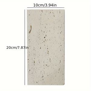 TEMU 수제 천연 트라베르틴 스톤 주얼리 정리함 및 베이지 화장품 트레이, 귀걸이 쇼케이스, 미끄럼 방지 코스터, 다양한 마블 큐브 장식품 (홈 오피스, 책꽂이, 문 막이 포함)