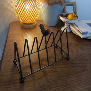 TEMU 빈티지 금속 접시 스탠드 6개, 주철 재질, 식기 건조대, 레코드 홀더, 책장, 디스플레이 스탠드, 다용도 선반 유닛