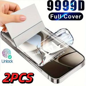 TEMU 삼성 갤럭시 S8/S8+/S9/S9+/S10/S10+/S10E/노트 8/노트 9 호환 하이드로겔 필름 보호 커버 2개입, 삼성 갤럭시 S10E용 전면 필름, 충격 방지, 스크래치 방지, 간편한 설치.