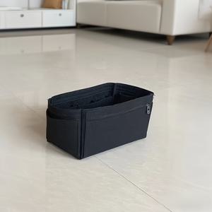 TEMU 핸드백 내부 정리용 지퍼형 펠트 수납파우치, 대용량 패션 액세서리 - 휴대용 핸드백 쉐이퍼, 립스틱, 마스카라, 열쇠, 다이어리 및 일상용품 수납 가능|파우치|립스틱