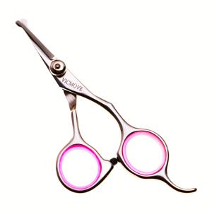 TEMU VICMOVE 프로페셔널 펫 그루밍 가위 - 안전한 둥근 팁, 헤비듀티 6CR13 스테인리스 스틸 (62 HRC), 강아지와 고양이용, 귀·발톱·눈 정리 - 오른손잡이용 핑크/블루 컬러 옵션, 홈케어에 이상적, 인체공학 디자인, 날카로운 칼날, 애완동물 애호가를 위한 제품