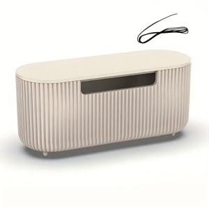 TEMU 무전원 케이블 정리함 | 서랍형 데스크탑 정리함 | 책상에 있는 충전기 및 라우터 정리를 위한 기기 | 투톤 ABS 플라스틱 케이블 정리함 | 작업대에 있는 기술 액세서리를 보관하는 솔루션|컴퓨터책상