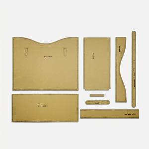 TEMU 8개 세트 핸드메이드 비즈니스 토트백 크래프트 페이퍼 템플릿 DIY 가죽 숄더백 만들기 키트, 빈티지 디자인 가죽 공예 몰드, 지갑 제작용 크래프트 페이퍼 템플릿