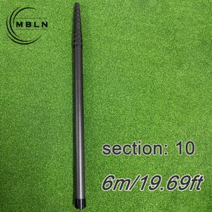 TEMU 초경량 초강력 텔레스코픽 낚싯대, 내구성 강한 4m/5m/6m 확장형 캐스팅 네트 폴 - 바다낚시용