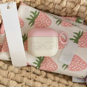 TEMU 핑크 스타 윙 + 링 케이스 - 애플 에어팟 프로 2 / 에어팟 프로 / 에어팟 4 / 에어팟 3 / 에어팟 2용 여성 스타일리시 & 미니멀리스 이어폰 커버