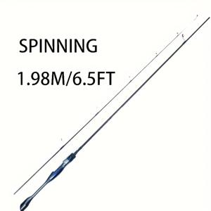 TEMU 초경량 스피닝 로드 UL 2-8g - 초감성 팁, 컴팩트하고 내구성 강한 낚싯대, 서프 낚시, 민물/바닷물에 적합, 스피닝 릴에 이상적 - 낚시꾼을 위한 완벽한 선물 (서프 낚시에 이상적)