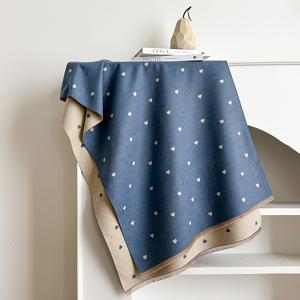 TEMU 하트 패턴 스카프 쇼울, 양면 사용, 부드럽고 따뜻한 데일리 아웃팅용 다용도|스카프