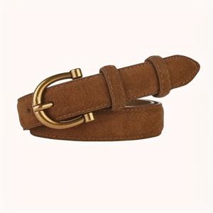 TEMU 진짜 같은 리치/라임 같은 리치 (리치 느낌) 컬러 (브라운) 빈티지 벨트 - 조절 가능한 저유지보수 벨트, 청바지, 드레스, 바지용 - 캐주얼 & 드레스 벨트, 결혼식, 파티, 일상복용 (깃털 없음, 세탁 불필요)