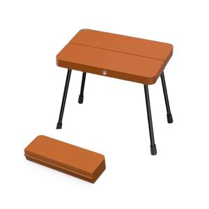 TEMU 1개 휴대용 접이식 알루미늄 합금 스툴 - 캠핑, 가드닝, 바베큐, 야외 활동용