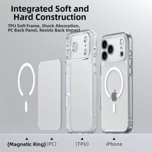 TEMU 휴대폰 케이스 - 아이폰 17 Pro Max Air에 적합한 마그네틱 보호 케이스, 모델 17, 16, 15, 14 및 13 Pro Air와 호환. 품질과 내구성을 제공하는 디자인의 현대적인 액세서리