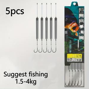 TEMU 강력한 바닥 낚시 콤보 5개/1세트, 걸림 방지, 초경량 고투척력, 플로팅 미끼 세트 포함, 민물 및 바닷물 낚시에 적합, 부식 방지, 낚시 도구 액세서리, 초보자와 노련한 낚시꾼 모두에게 사랑받는 장비