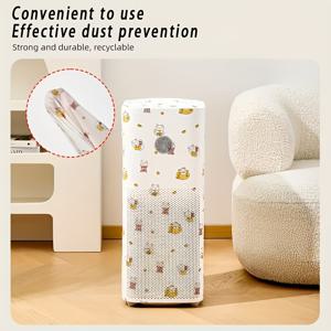 TEMU 6개 다목적 가정용 먼지 커버, 랜덤 색상 및 패턴. 가전제품, 캐리어, 선풍기, 밥솥, 냄비, 주방 전자레인지에 적합. 재사용 가능한 부직포 보호 커버, 가정, 상업용, 사무실 사용. 세탁 가능한 원단, 에어컨 커버, 가전제품 및 사무실 사용자에게 이상적|밥솥