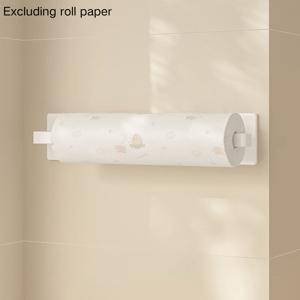 TEMU 1개 무드릴 벽걸이 휴지걸이 - 강력 접착식 스테인리스 스틸 선반, 주방 욕실용 고강도 접착식 롤홀더 (드릴 필요 없음)|욕실선반