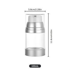 TEMU 1개 아크릴 진공 밀봉 병 - 세럼/바디로션/세안제용 여행용 위생 디스펜서, 누수 방지 , 페이셜 미스트, 액체용 (비용 절약)