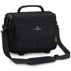 TEMU NUBILY DSLR SLR 미러리스 카메라용 카메라 백, 사진작가용 소형 슬링백 삼각대 홀더 포함 컴팩트 크로스바디 카메라 케이스