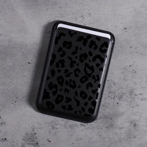 TEMU 아이폰 16 프로용 패션 창의적인 고급 PU 가죽 블랙 블록 패턴 자석 카드 클립, 아이폰 15 14 프로 맥스 울트라씬 보호 지갑 - 신용카드 또는 신분증 1~3장 수납 가능 K1