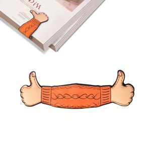 TEMU 손가락으로 표시하는 자석 가죽 책갈피 - 밝은 다색 가죽 페이지 마커, 책을 사랑하는 사람들을 위한 이상적인 선물, 영어 텍스트, 손가락으로 표시하는 디자인, 책갈피