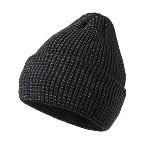 TEMU 멀티컬러 반사 비니 겨울 모자 | 방풍 보온 | 야외 스포츠 출퇴근 야간 러닝 기어 | 크리스마스 실용 선물 자전거 운전자 러너용