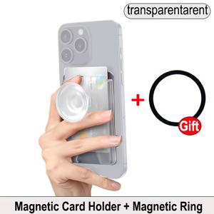 TEMU 맥세이프 카드 홀더 지갑 소켓 폰 홀더 아이폰 17 16 15 14 13 프로 맥스 삼성 그립 핑거 링 스탠드|그립톡