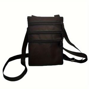 TEMU 레트로 보호 폰백, 소형 투레이어 크로스백 여성용 지갑 가방 조절 가능한 스트랩 프린트 백