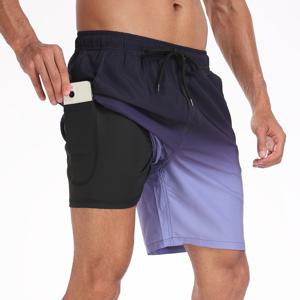 TEMU 남성용 속건성 비치 반바지