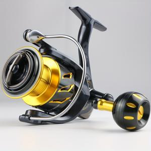 TEMU ROOBLINOS SW 스피닝 릴 4000/6000/8000 1개 | 스테인리스 스틸 바디, 9+1BB 12kg 드랙, 양손잡이, 혼합 색상, 바다 낚시, 루어 낚시, 암석 낚시, 잉어 낚시 적합