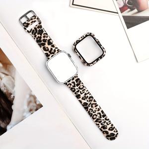 TEMU 애플 워터 트랜스퍼 U자형 버클 스트랩 + 오일 스프레이 케이스 필름 세트, 2개 남녀공용 소프트 조절 가능한 손목밴드와 2-in-1 안티드롭 초박형 강화유리 스크린 보호필름, 애플 워치 밴드 38/40/41/42/44/45/46/49mm 호환, 애플 워치 시리즈 울트라/SE/11/10/9/8/7/6/5/4/3/2/1 호환, 스마트워치 액세서리