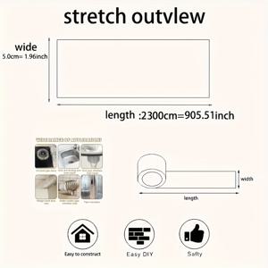 TEMU 905.51인치 고온 저항 유리 섬유 알루미늄 포일 테이프 (HVAC 밀봉 및 단열용) - 방수 및 방화 파이프 테이프, 파이프, 덕트, 태양열 파이프 호환 - 나무, 플라스틱, 유리, 금속, 석재 표면, 파이프 단열