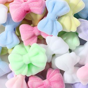 TEMU 10개 컬러풀 매트 아크릴 보우 노트 비즈 21x31mm - DIY 주얼리, 귀걸이, 목걸이, 팔찌, 휴대폰 & 열쇠고리 공예, 간격 비즈, 펜 비즈에 완벽함