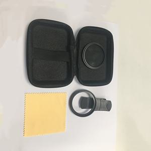 TEMU NEWKS 52mm 편광 미러 클립형 CPL 휴대폰 렌즈 필터 키트, 클립형 휴대폰 렌즈 액세서리, 대부분의 스마트폰에 적합 (블랙)