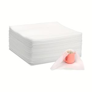 TEMU 가방이 아니지만 매우 유용한 12 X 12 인치, 100매, 쿠션 폼 포장지, 이사 용품 포장, 쿠션 폼 포장 재료. 접시, 그릇, 유리잔, 꽃병, 컵 보호 및 보관에 적합. 초박형