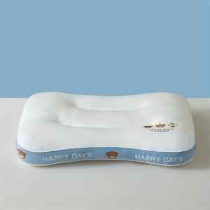 TEMU 1개, 곰돌이 테마 부모-베개 속, 부드럽고 목에 친화적, 수면 관리, 통기성 좋고 상쾌함, 높은 탄성 지지, 다용도 사용, 다기능 베개, 완벽한 선물