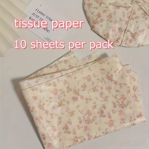 TEMU 빈티지 플로럴 페어 종이 10개입, 14*20인치 선물 포장지, 파티, 생일, 결혼식 장식, 포장지, 냅킨, 꽃다발 용품, 선물 포장지, 꽃 포장에 적합한 미술 용지