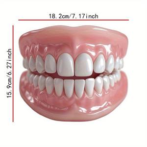 TEMU 3개, 6개, 9개 세트 기쁨의 이빨 패턴 열전달 스티커, 내구성 있고 세탁 가능하며 쉬운 다림질용 DIY 스웨트셔츠, 티셔츠, 청바지, 의류, 백팩, 핸드백, 베개, 모자용 플라스틱 재질 어플리케