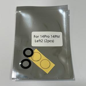 TEMU 2개/팩 아이폰 13 미니 프로 맥스 플러스 후면 카메라 보호 수리 부품용 새 렌즈 유리, 양면 테이프 포함, 기기 보호, 스마트폰 유지보수, 완벽한 통합, 정밀 맞춤, 내구성 있는 보호, 고품질 렌즈, 보호 커버, DIY 수리자, 스마트폰 소유자